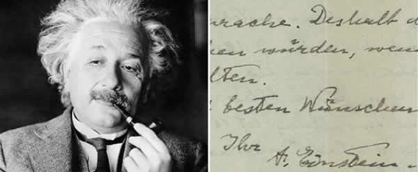 A "Carta de Deus" de Albert Einstein - netmundi.org