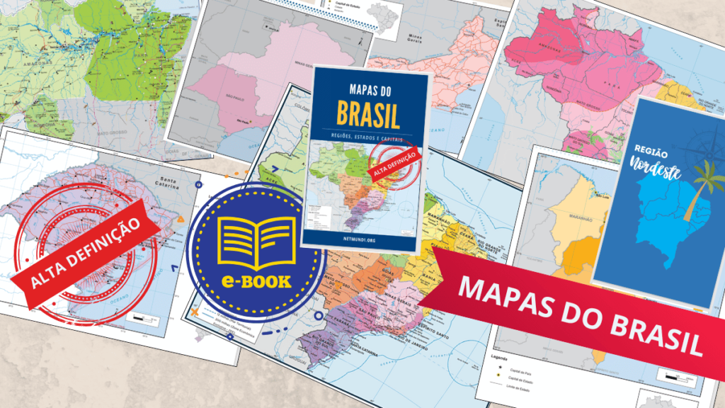 Mapas do Brasil - regiões, estados e climas